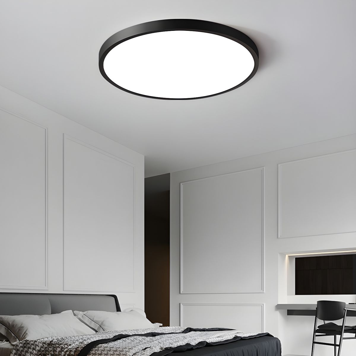 Ceiling Light with LED Acrylic Shade Modern Style | Nivaro