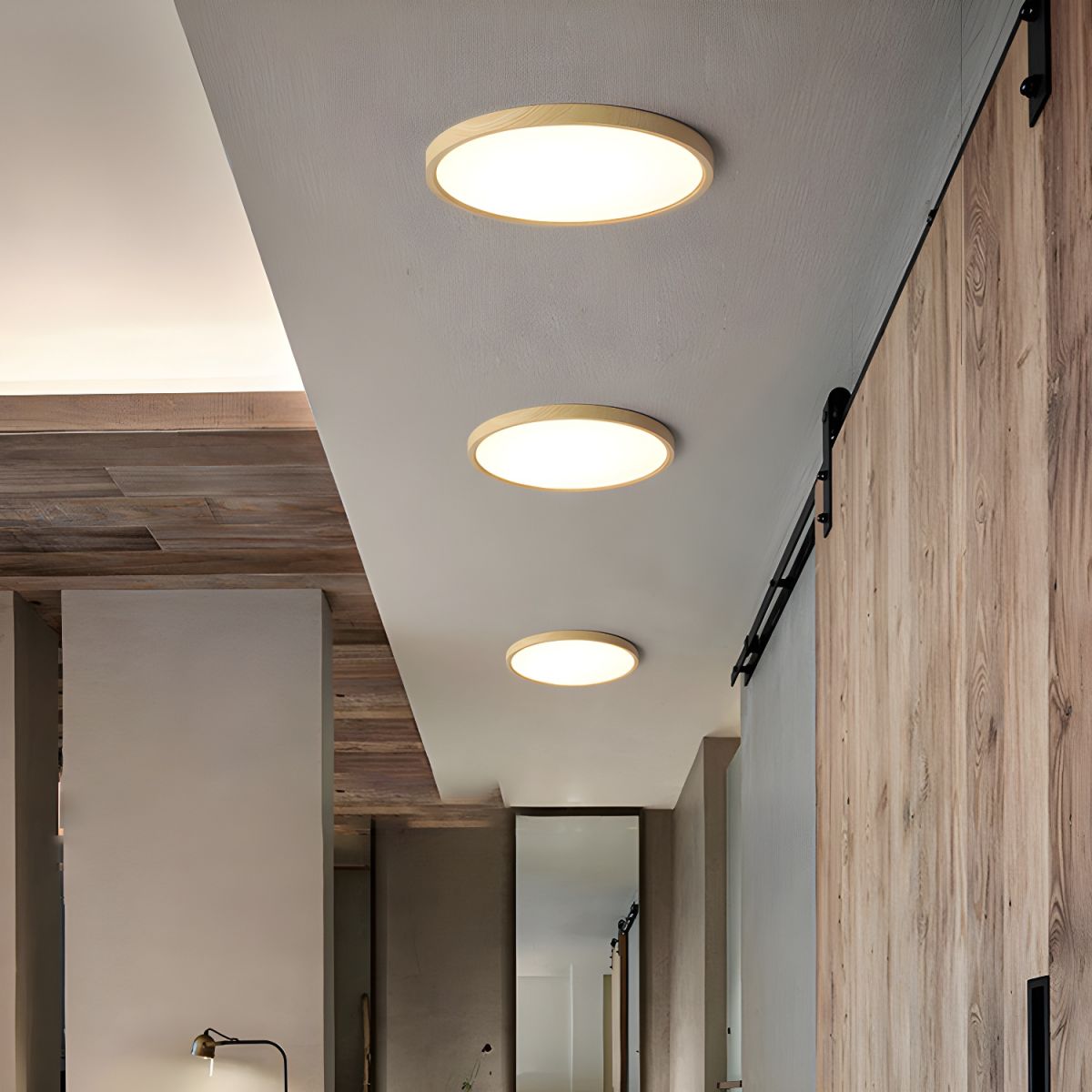 Ceiling Light with LED Acrylic Shade Modern Style | Nivaro