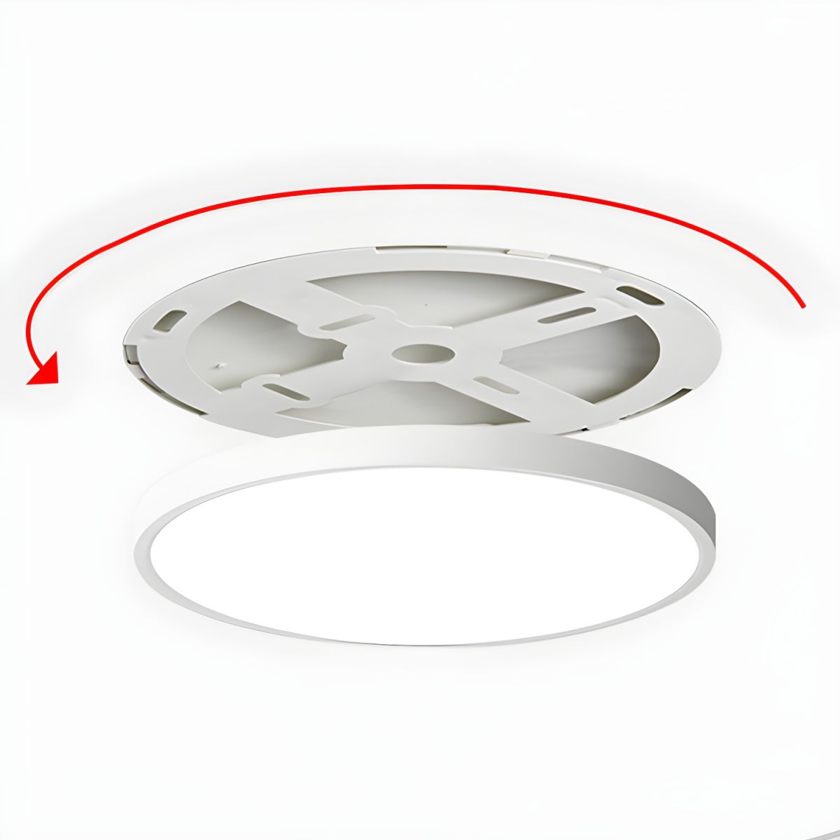 Ceiling Light with LED Acrylic Shade Modern Style | Nivaro