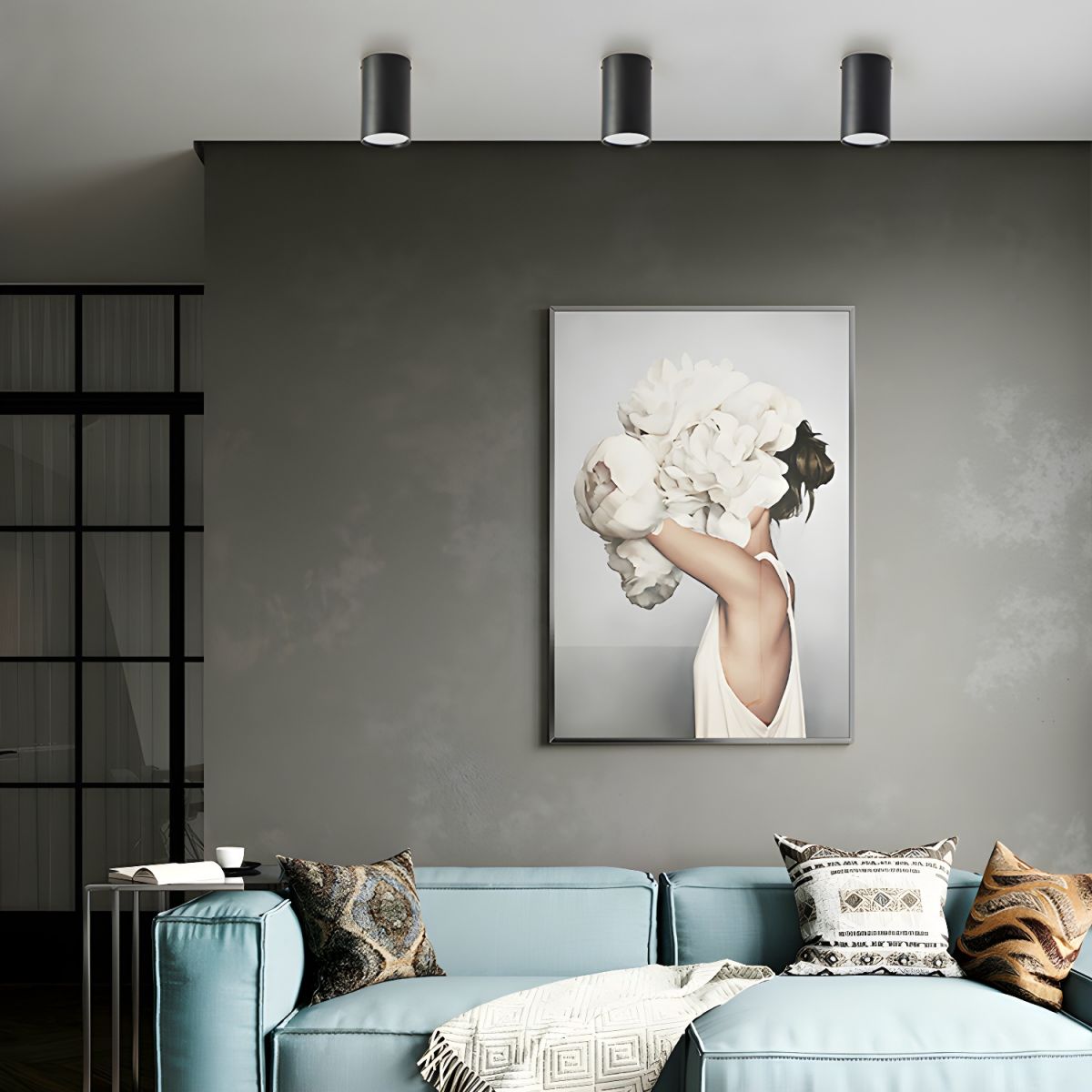 Ceiling Light with LED Cylinder Modern Style | Alurim