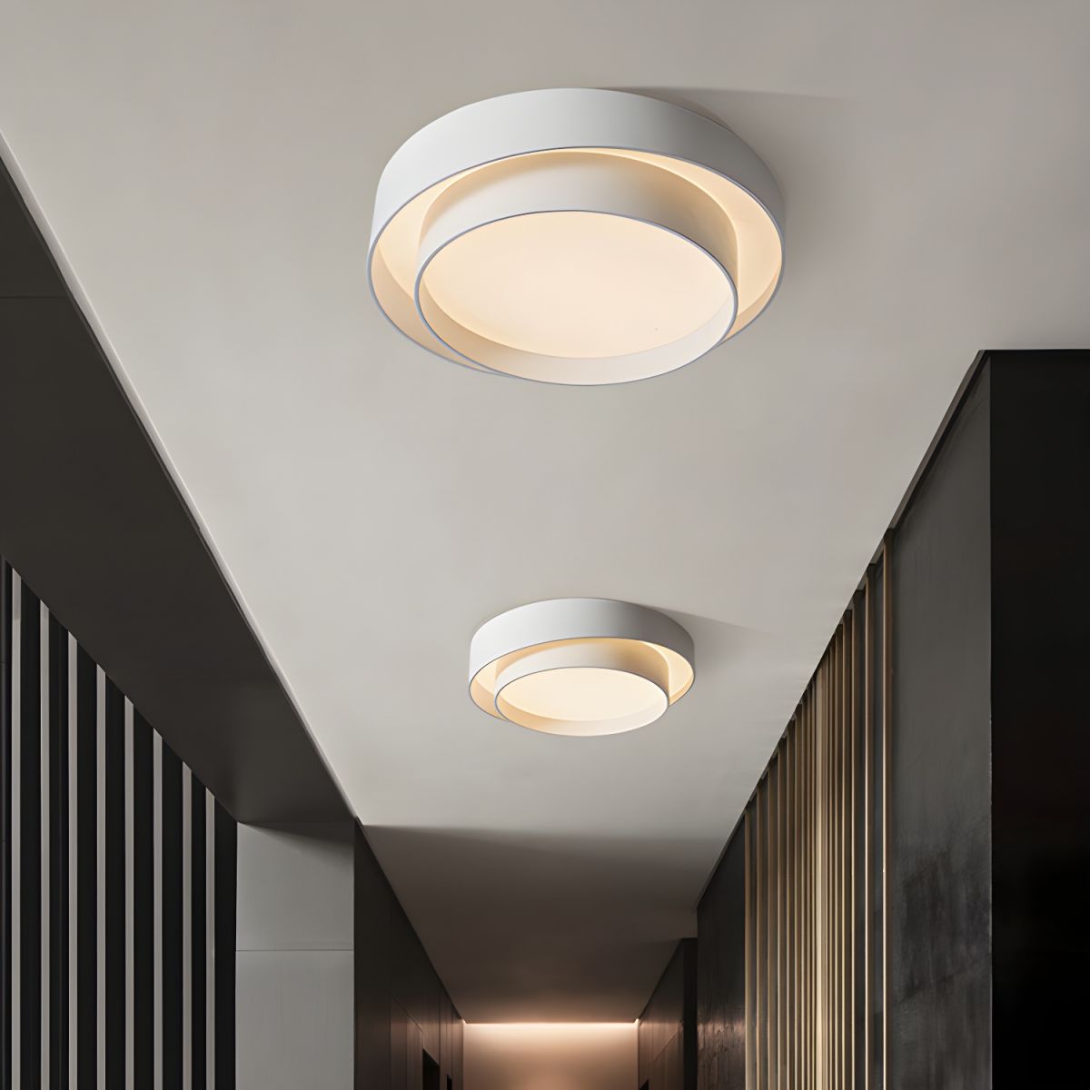 Ceiling Light with LED Metal Round Nordic Style | Rovira