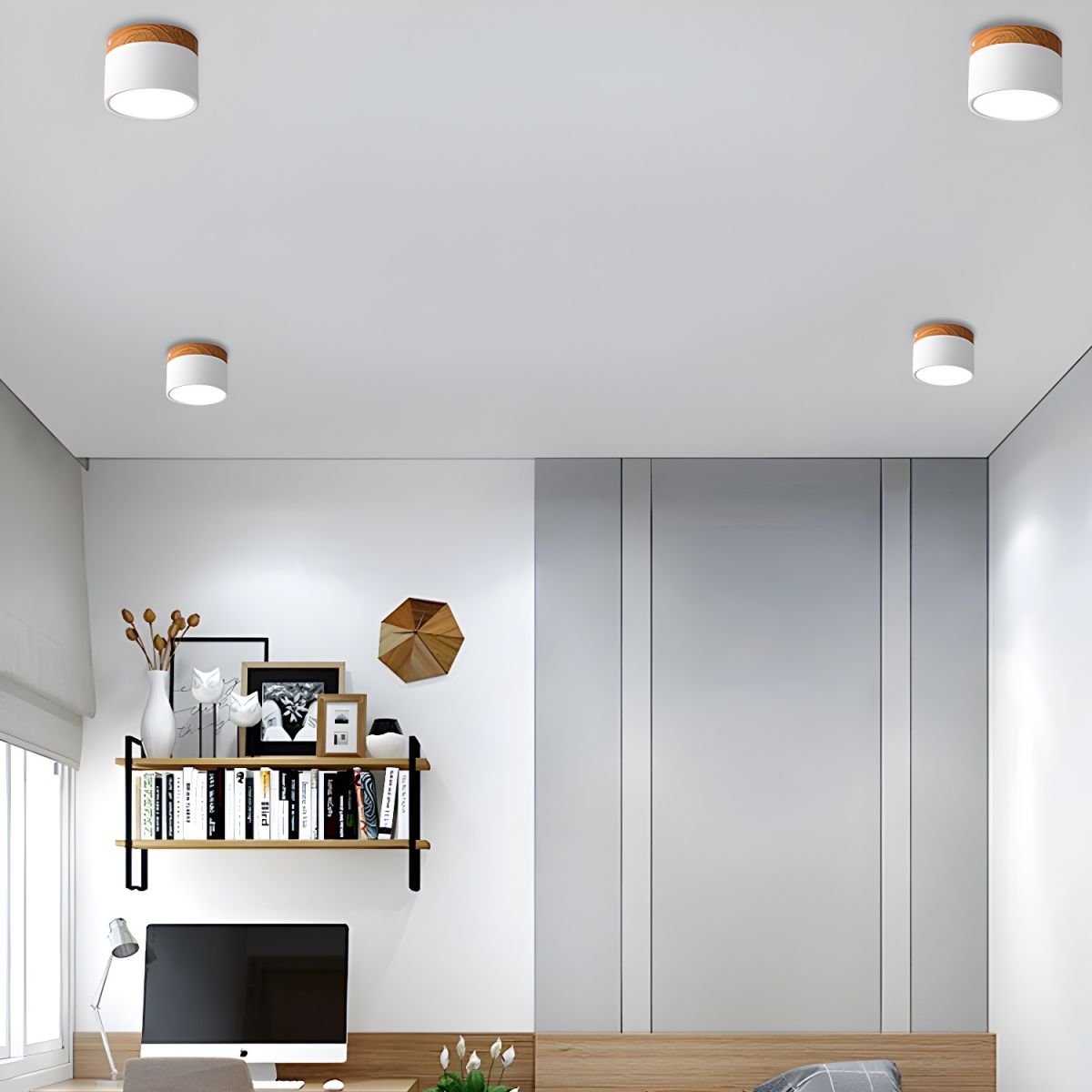 Ceiling Light with LED Nordic Modern Flush Mount | Luvano