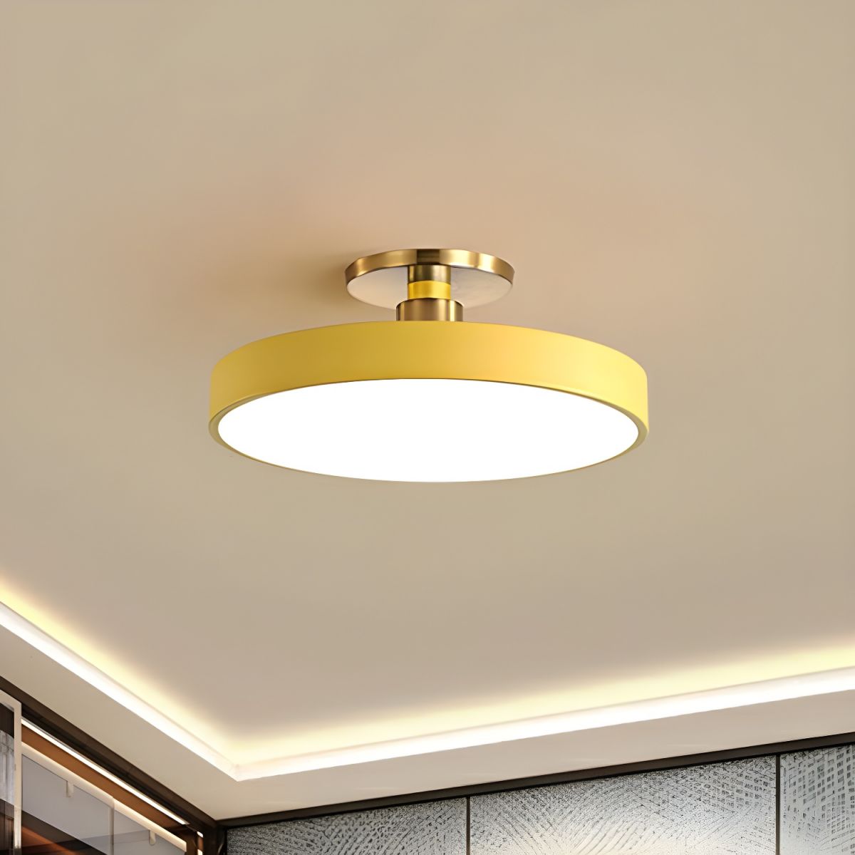 Ceiling Light with LED Nordic Style Acrylic Design | Aurelo