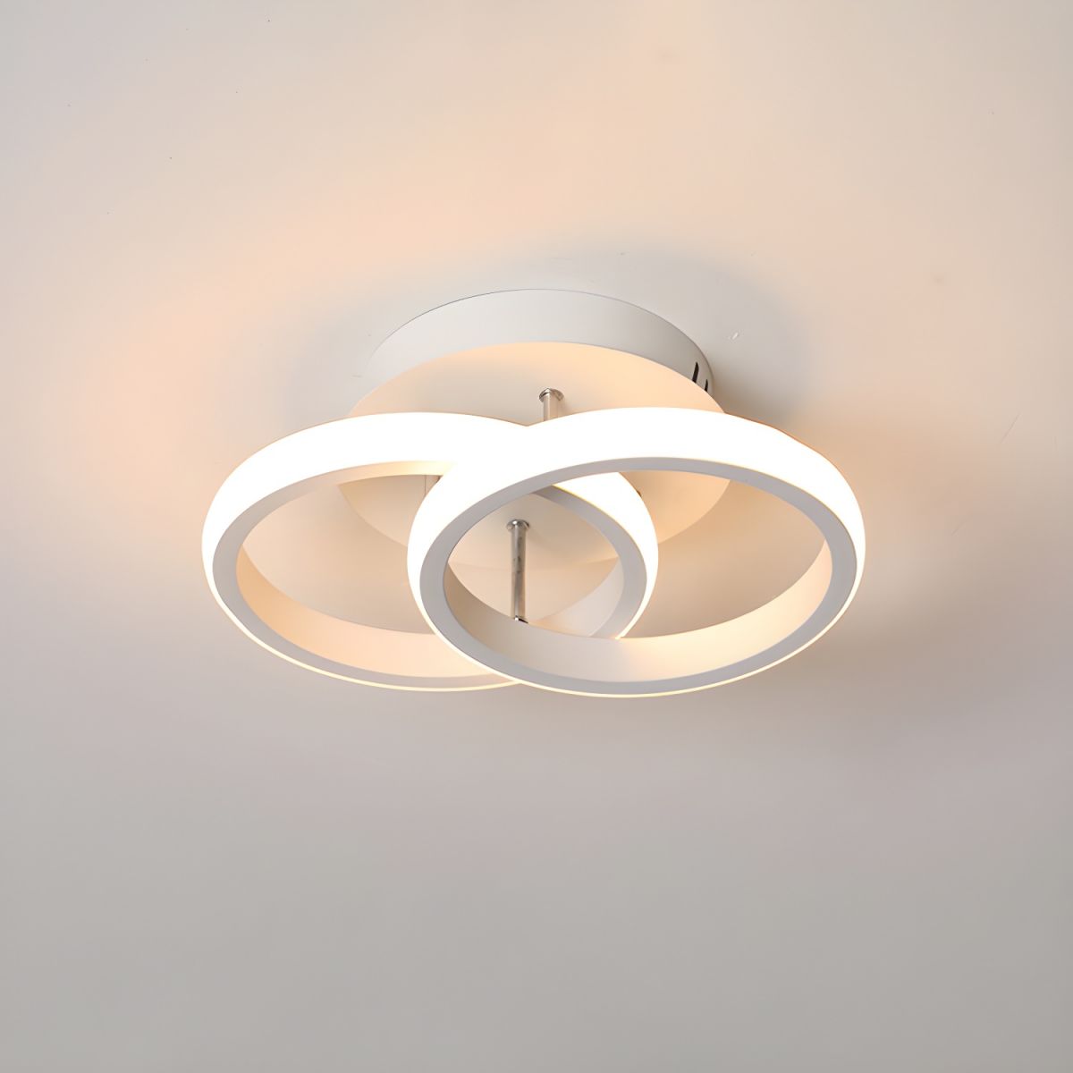 Ceiling Light with LED Round Modern Metal | Verano