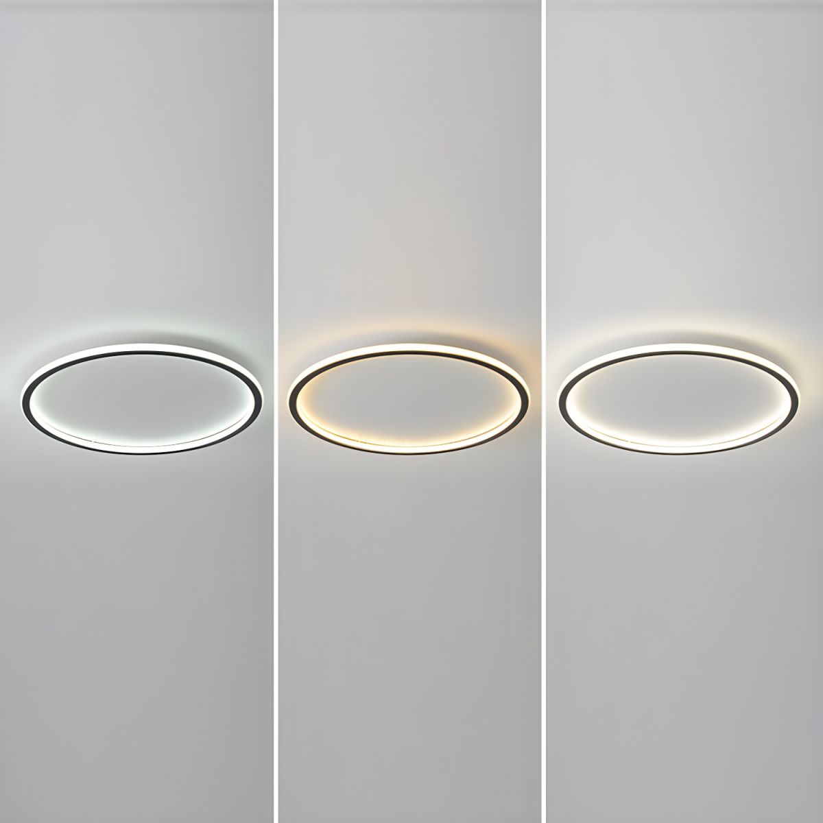 Ceiling Light with LED Round Nordic Modern Flush Mount | Aerivo