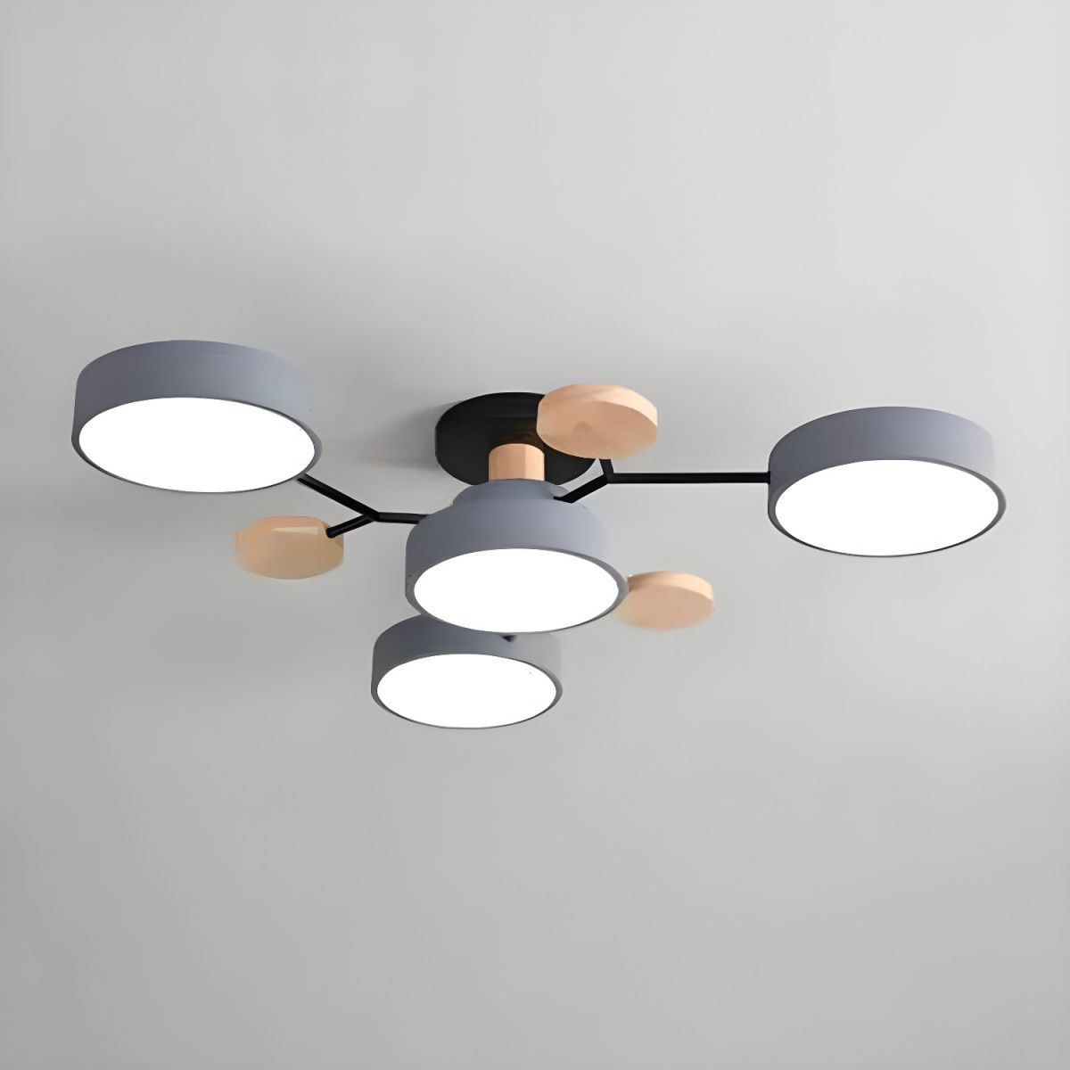 Ceiling Light with LED Semi Flush Mount Modern Living Room | Macora