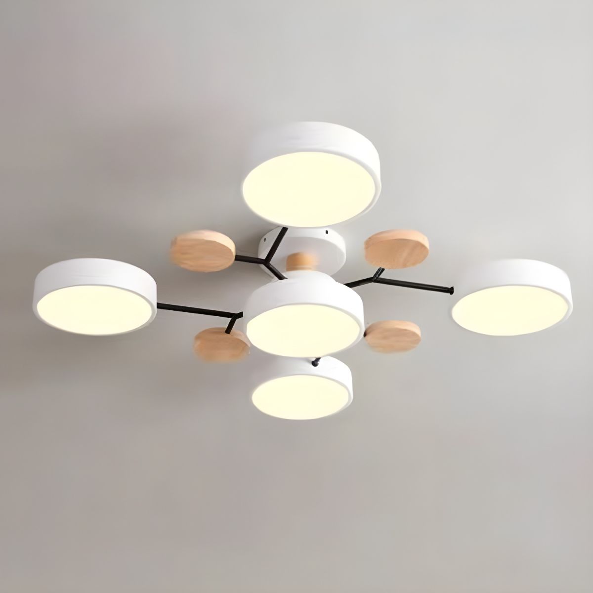 Ceiling Light with LED Semi Flush Mount Modern Living Room | Macora