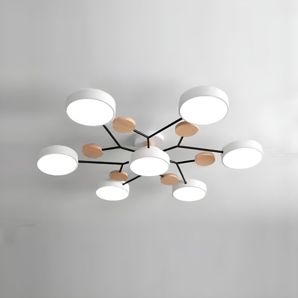 Ceiling Light with LED Semi Flush Mount Modern Living Room | Macora