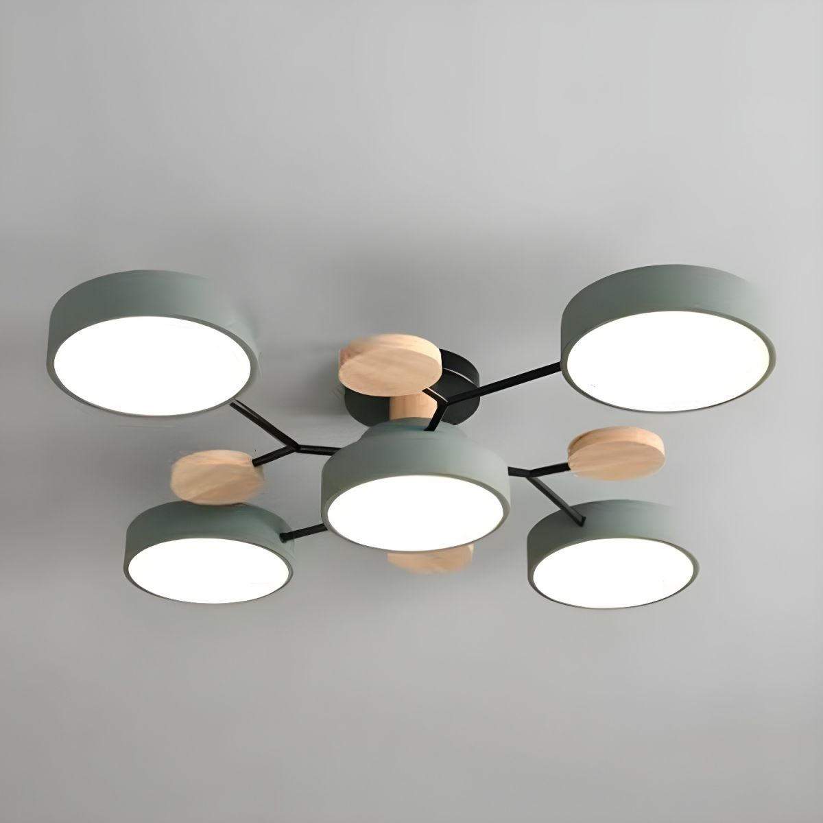 Ceiling Light with LED Semi Flush Mount Modern Living Room | Macora