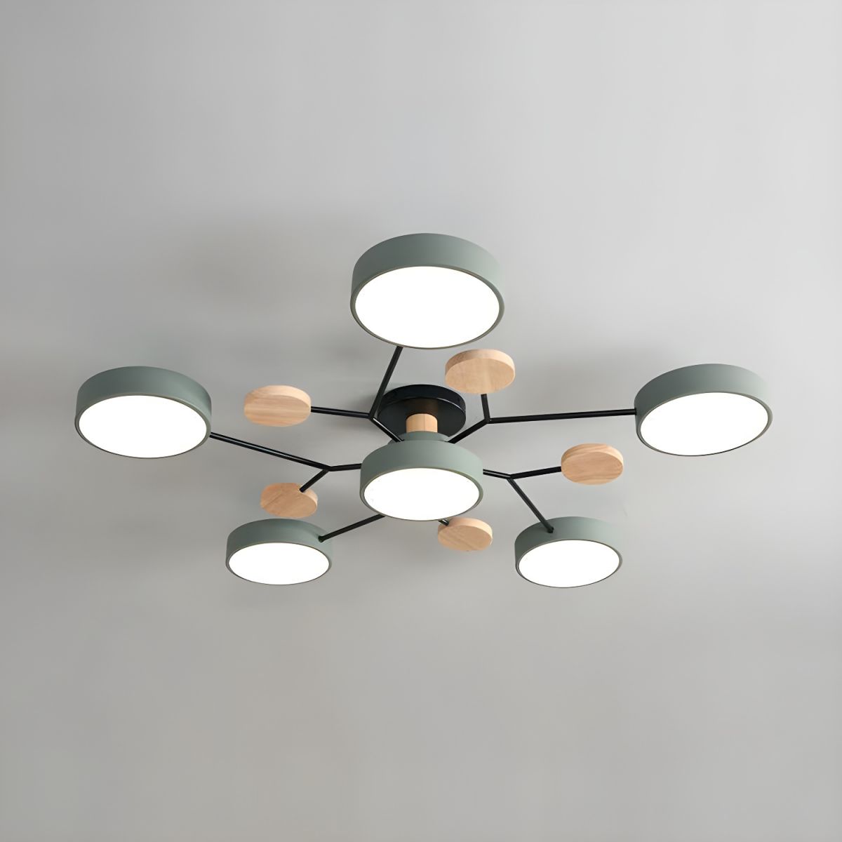 Ceiling Light with LED Semi Flush Mount Modern Living Room | Macora