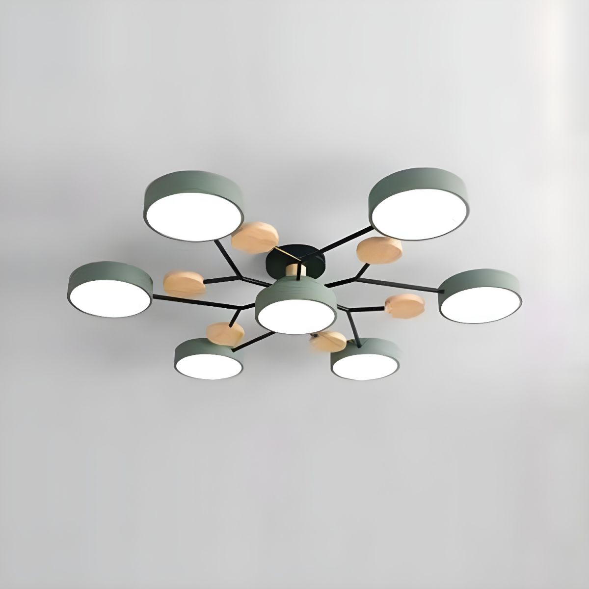 Ceiling Light with LED Semi Flush Mount Modern Living Room | Macora