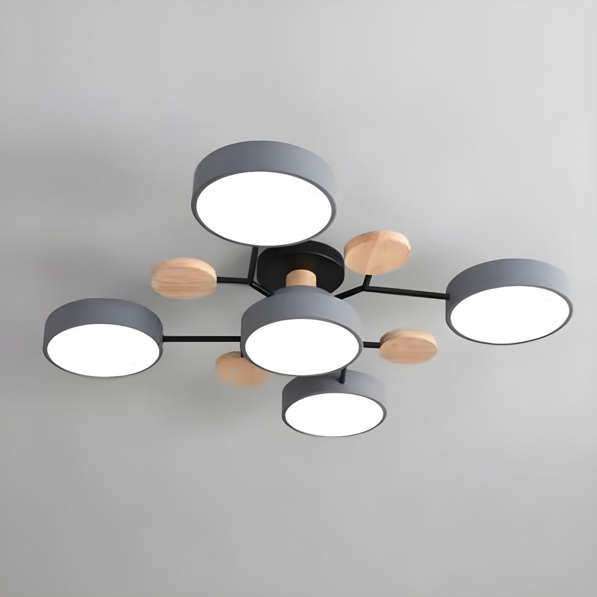 Ceiling Light with LED Semi Flush Mount Modern Living Room | Macora