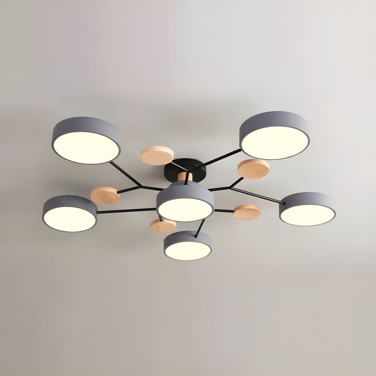 Ceiling Light with LED Semi Flush Mount Modern Living Room | Macora