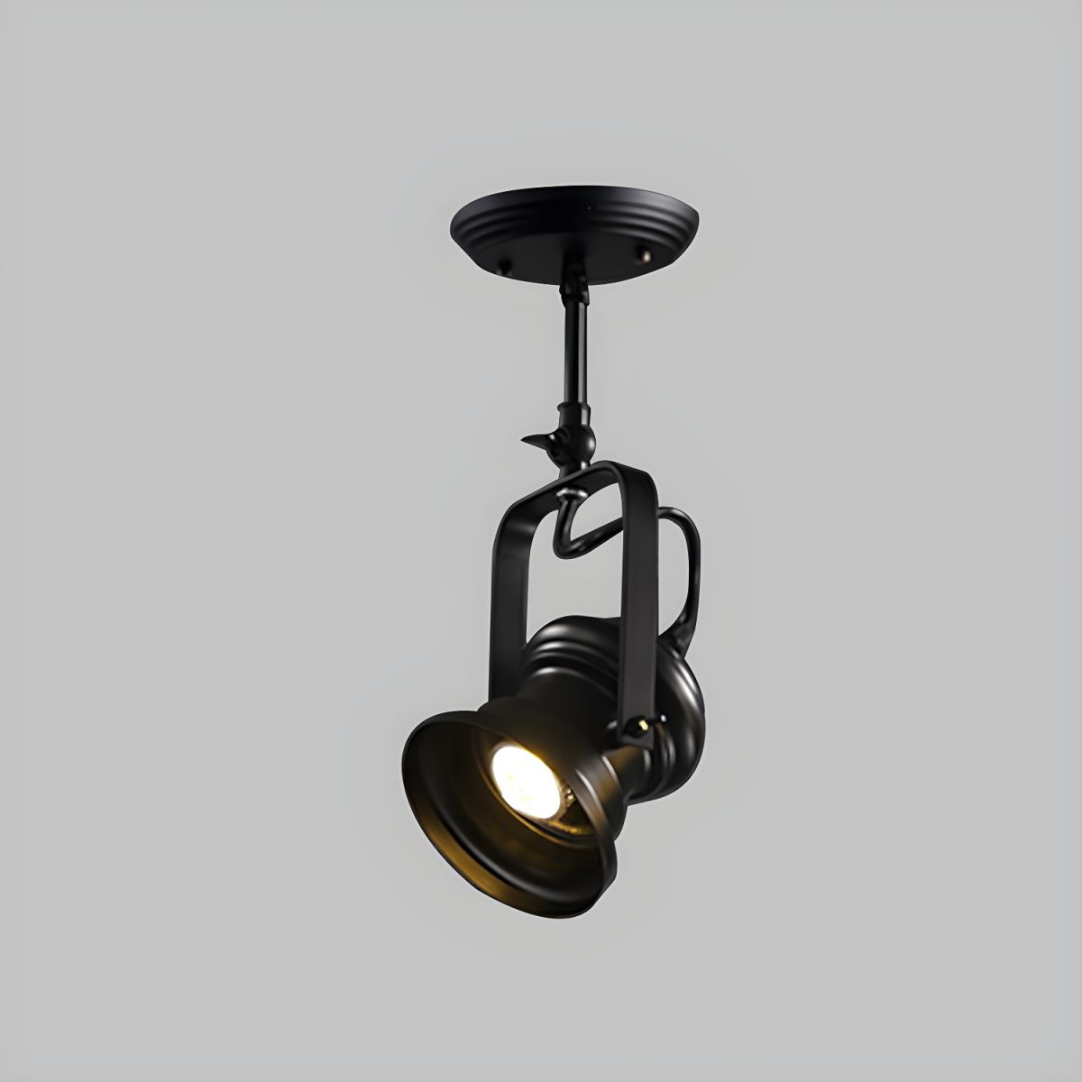 Ceiling Light with Metal Spotlight Industrial Style | Norvix