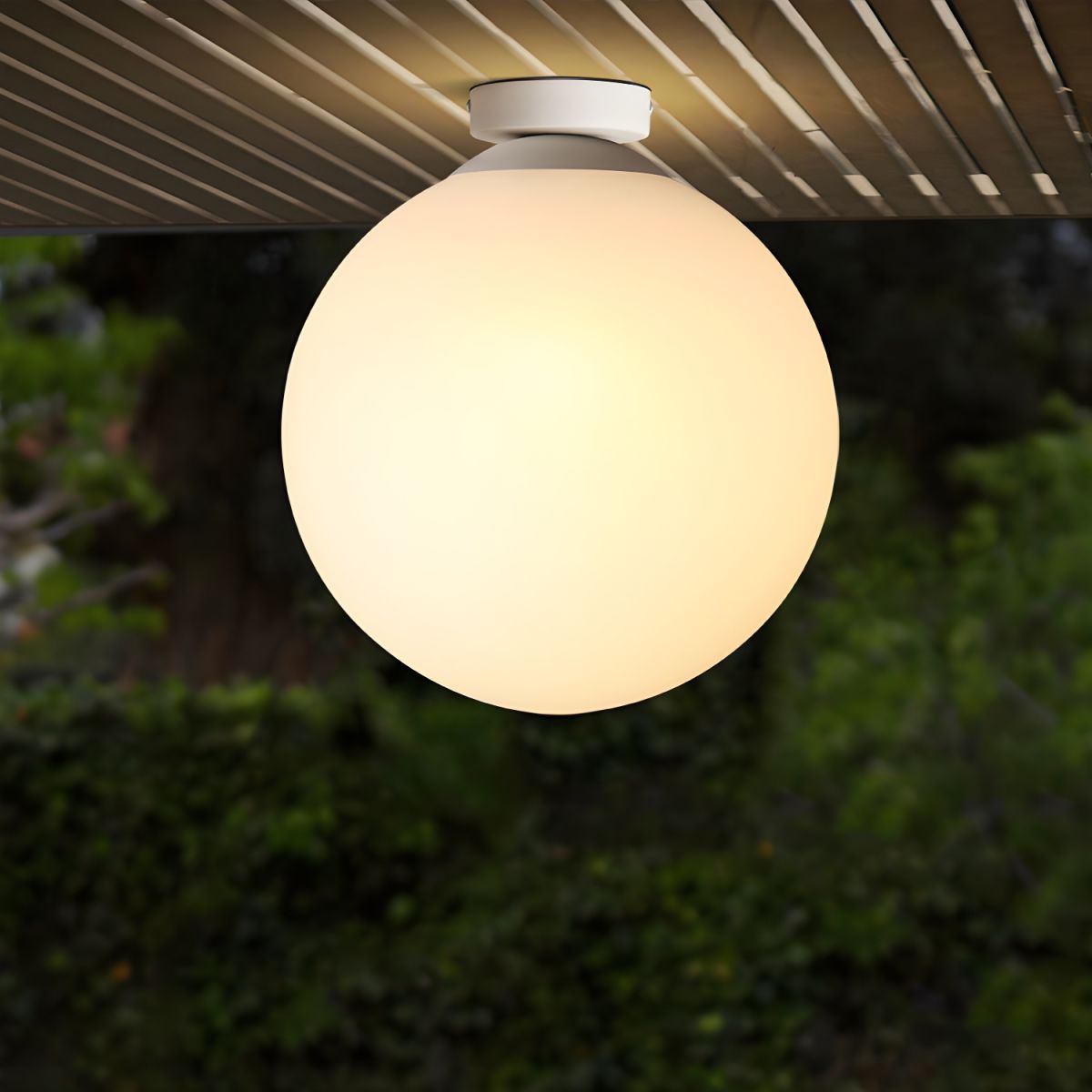 Ceiling Light with Opal Glass Nordic Style | Zeydra