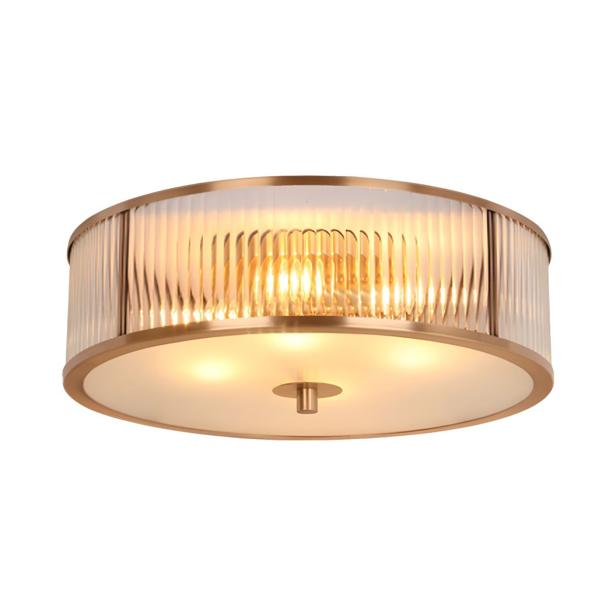 Ceiling Light with Opaline Glass Colonial Style | Fluvina