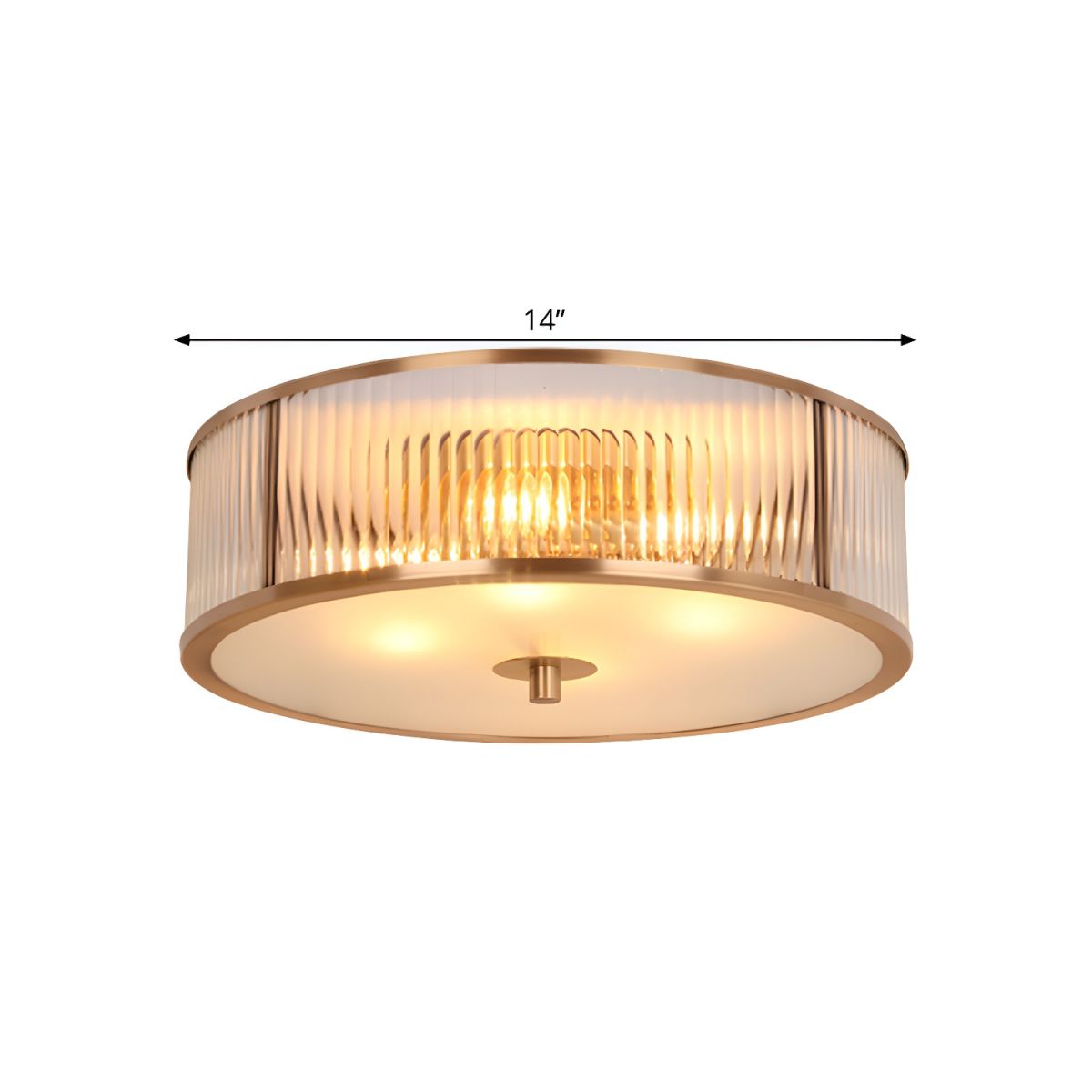 Ceiling Light with Opaline Glass Colonial Style | Fluvina