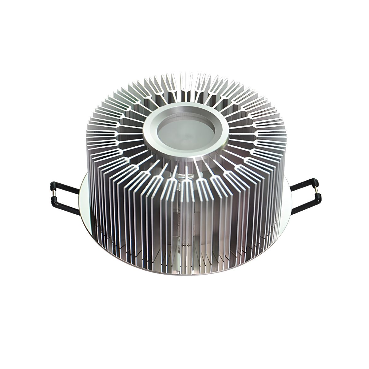 Ceiling Light with RGB LED Chrome Flush Mount | Simyra