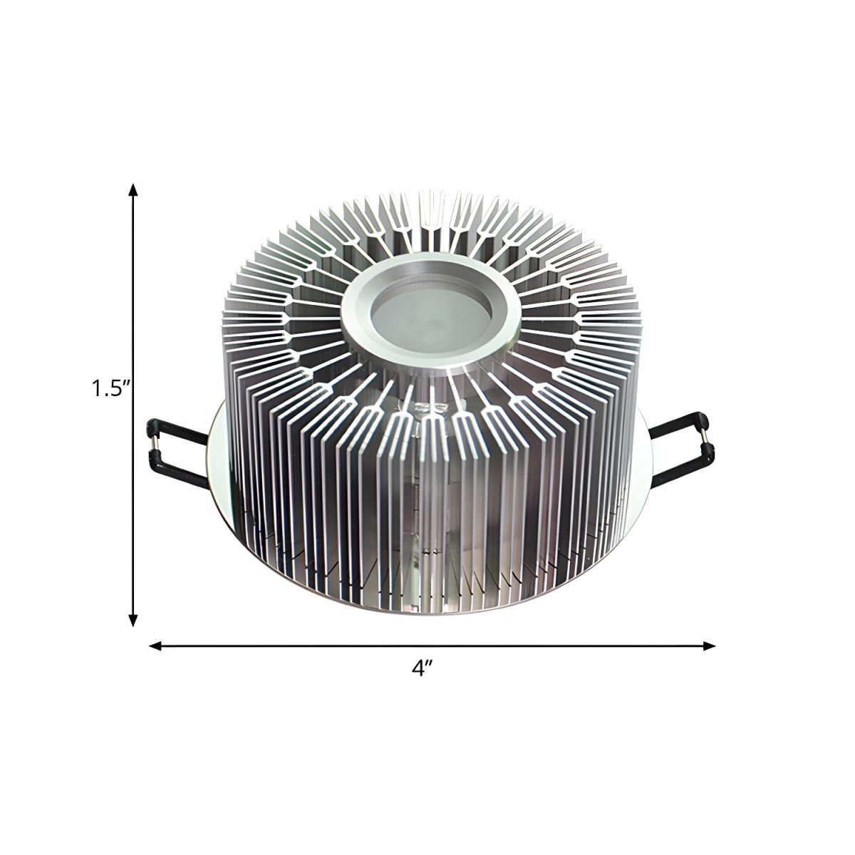 Ceiling Light with RGB LED Chrome Flush Mount | Simyra