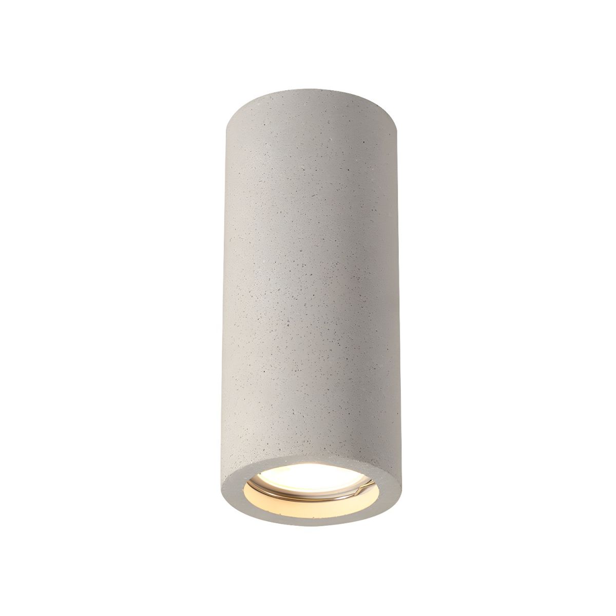 Ceiling Light with Stone Cylinder Japanese Minimalist Style | Yamori