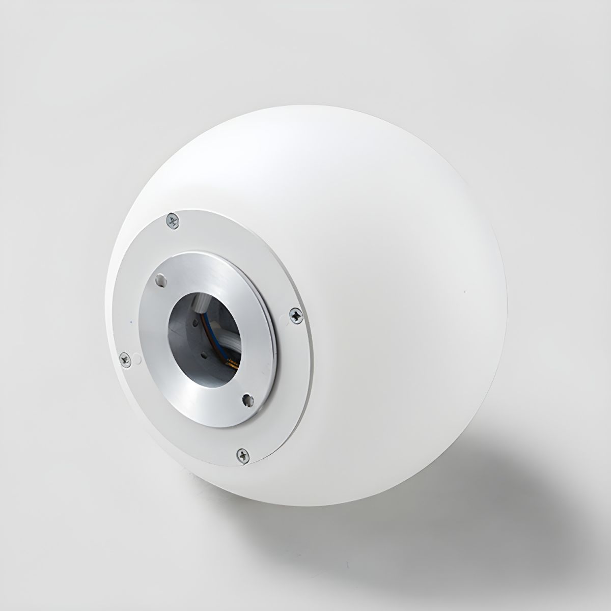 Ceiling Light with White Globe Modern Flush Mount | Lorven