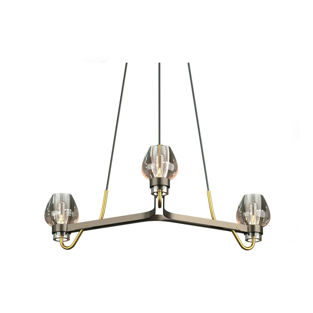 Chandelier Brass Frame for Modern Interiors | Montaro