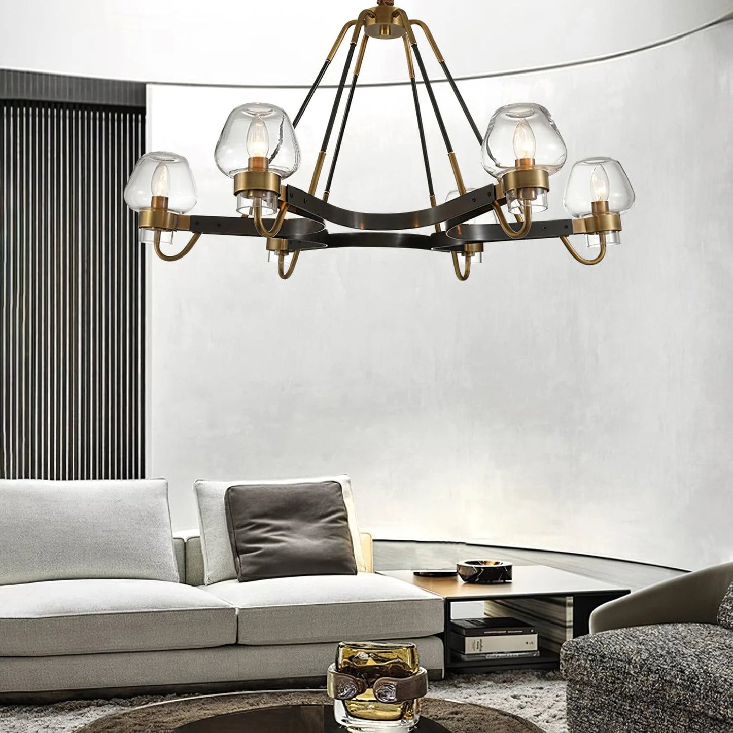 Chandelier Brass Frame for Modern Interiors | Montaro