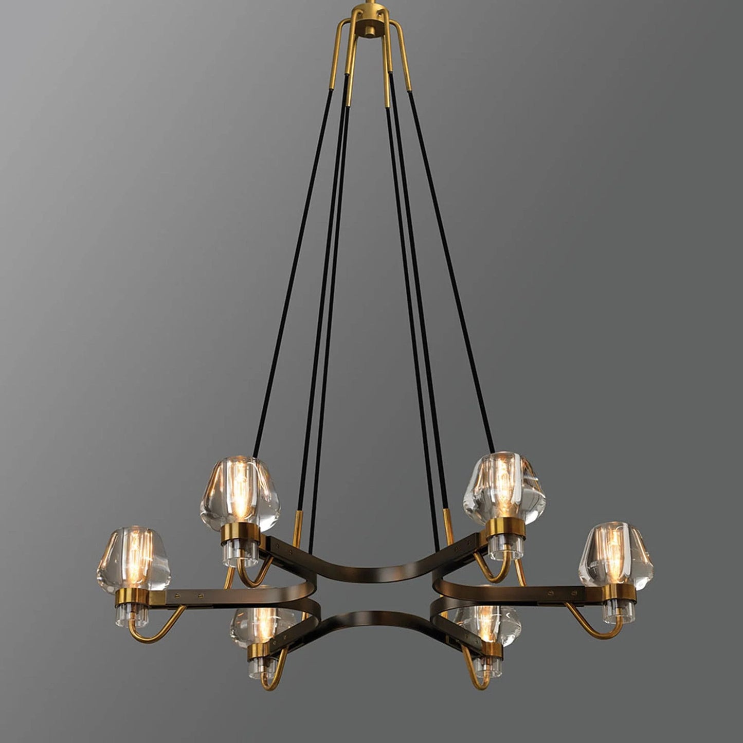 Chandelier Brass Frame for Modern Interiors | Montaro