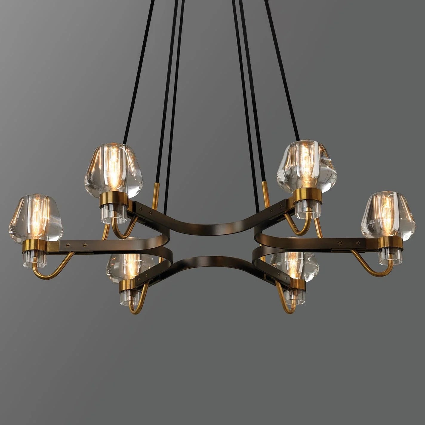 Chandelier Brass Frame for Modern Interiors | Montaro