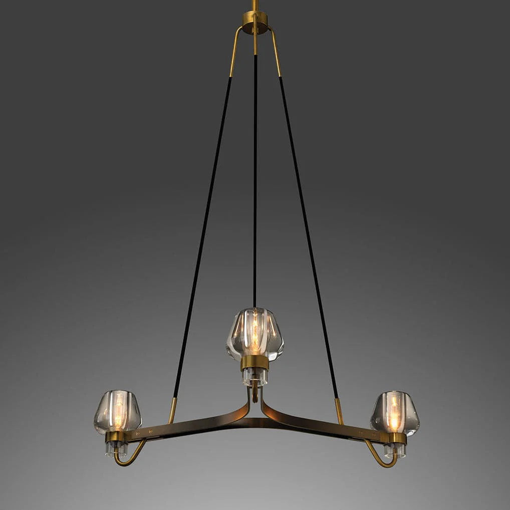 Chandelier Brass Frame for Modern Interiors | Montaro
