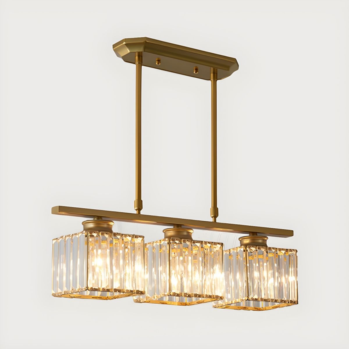 Chandelier Glass Multi-Head Modern Dining Light | Jorica
