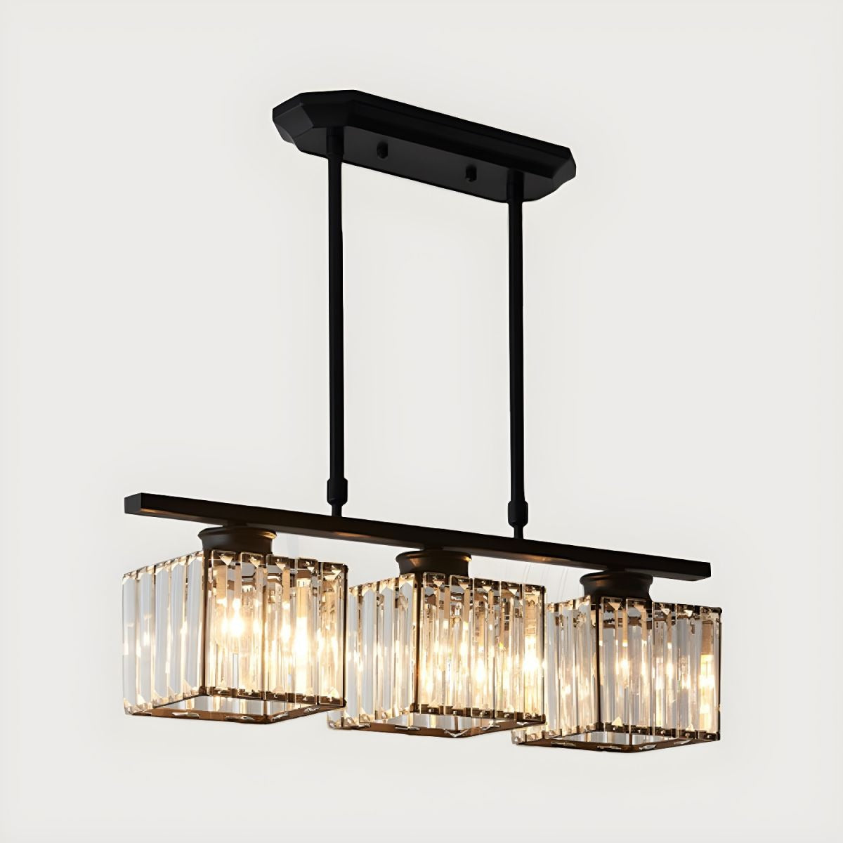 Chandelier Glass Multi-Head Modern Dining Light | Jorica