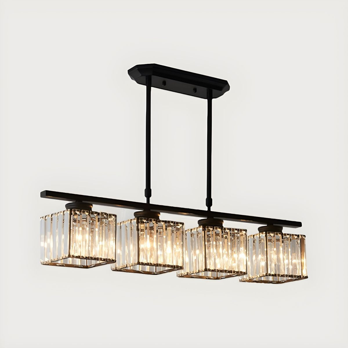 Chandelier Glass Multi-Head Modern Dining Light | Jorica