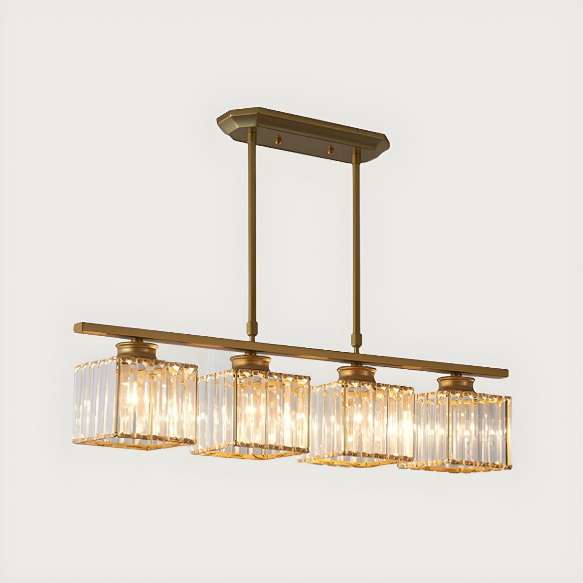 Chandelier Glass Multi-Head Modern Dining Light | Jorica