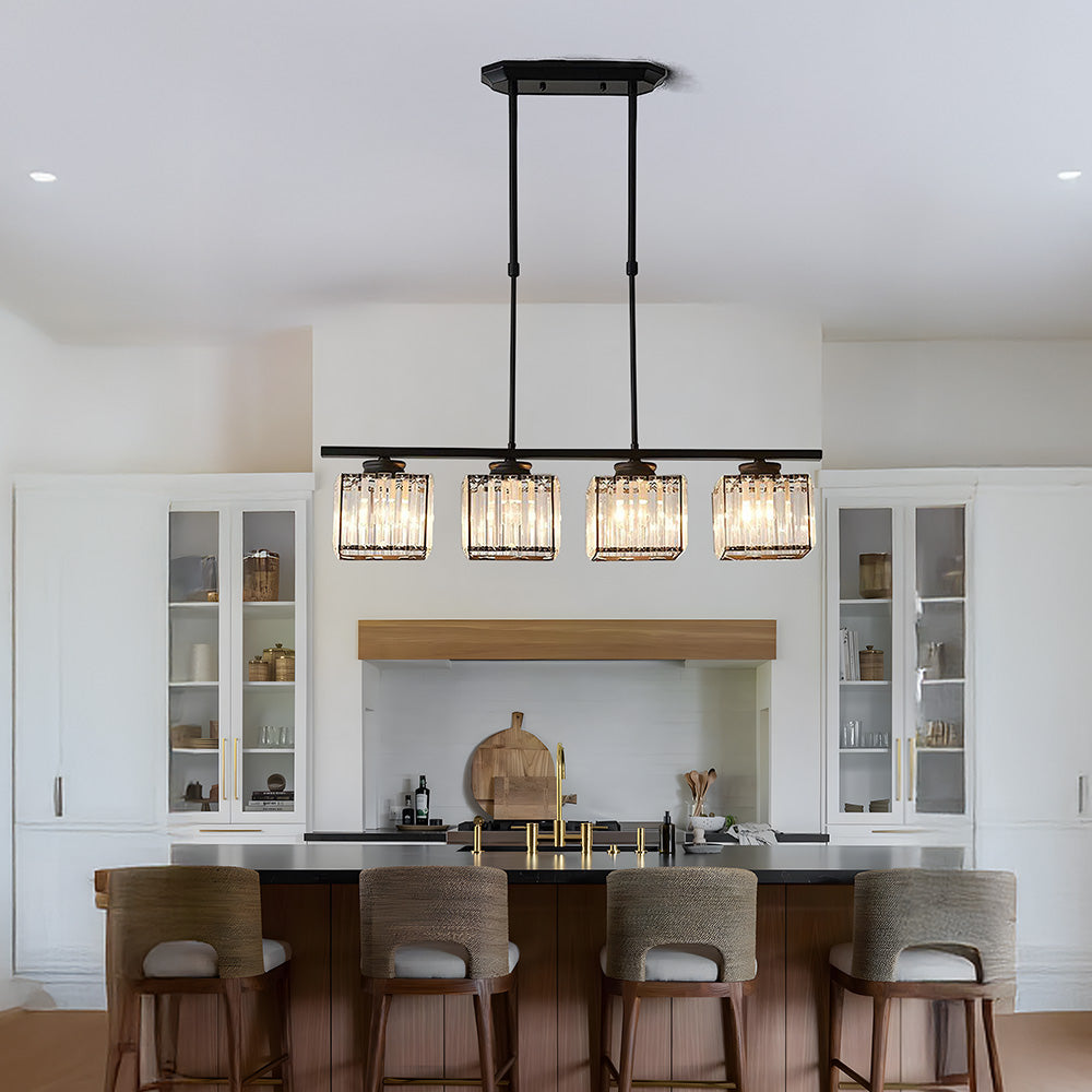 Chandelier Glass Multi-Head Modern Dining Light | Jorica
