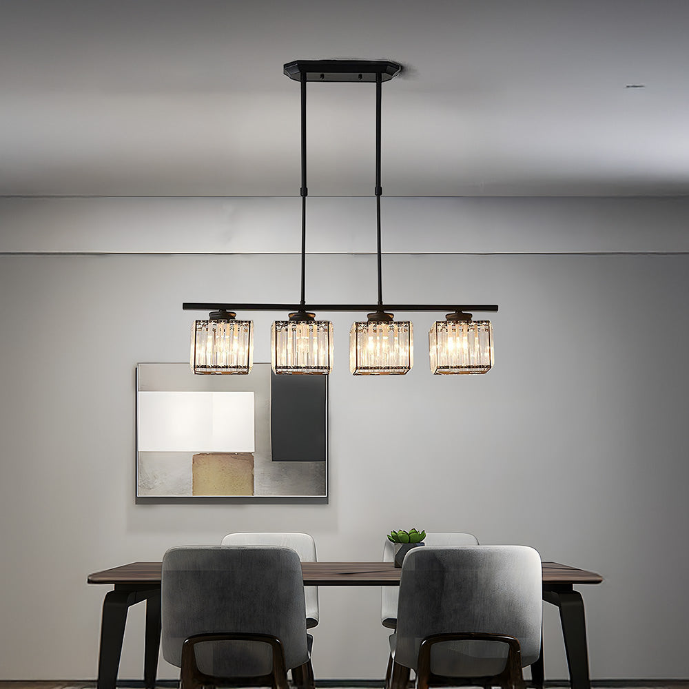 Chandelier Glass Multi-Head Modern Dining Light | Jorica