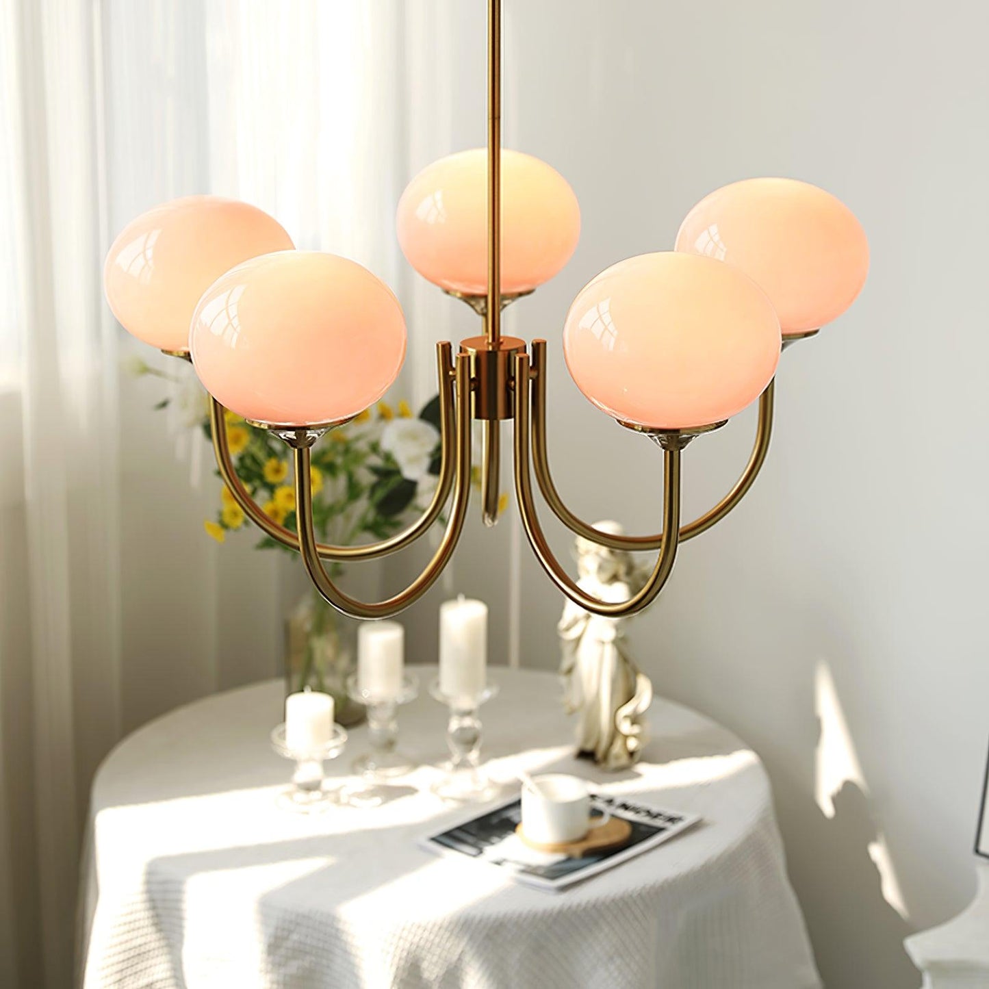 Chandelier Glass Shades in Nordic Style | Marshia