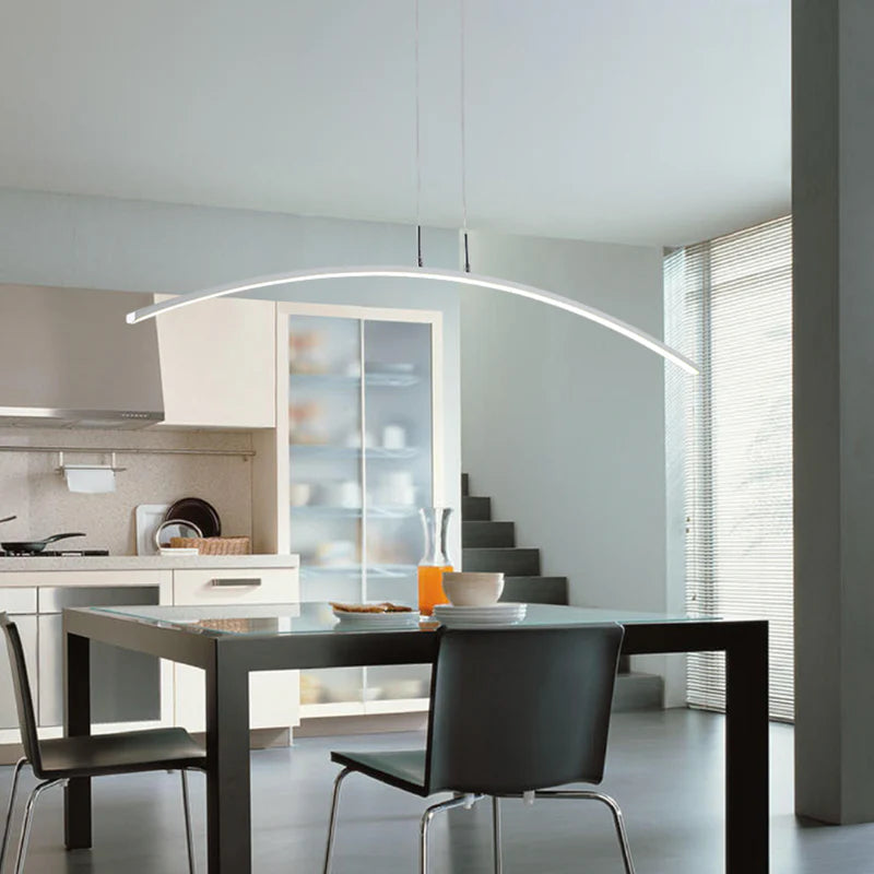 Chandelier LED Arc Plastic for Dining Interiors | Osbelle