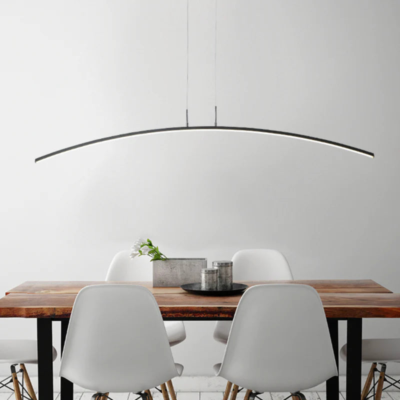 Chandelier LED Arc Plastic for Dining Interiors | Osbelle
