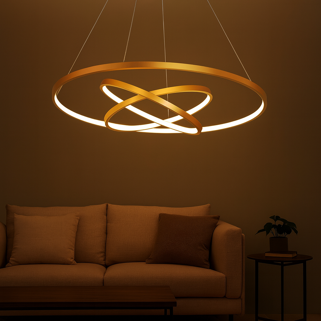 Chandelier LED Rings in Modern Design | Narexa