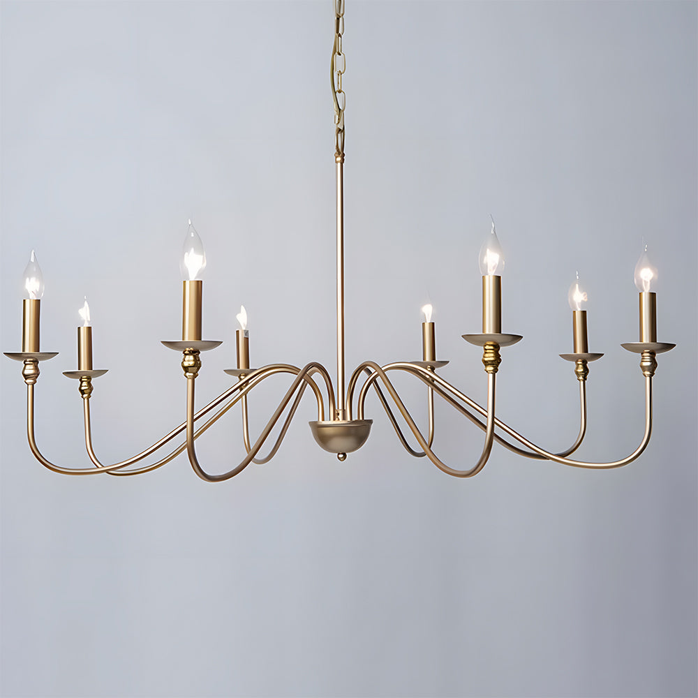 Chandelier Modern Iron Adjustable Height | Zinora
