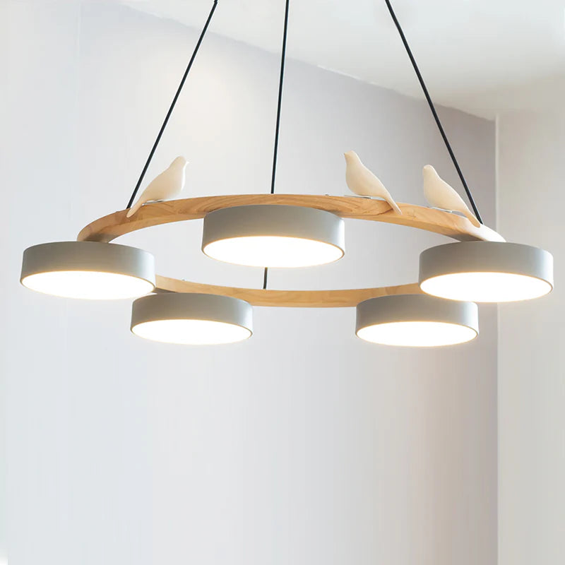 Chandelier Wood Frame in Modern Style | Sienaro
