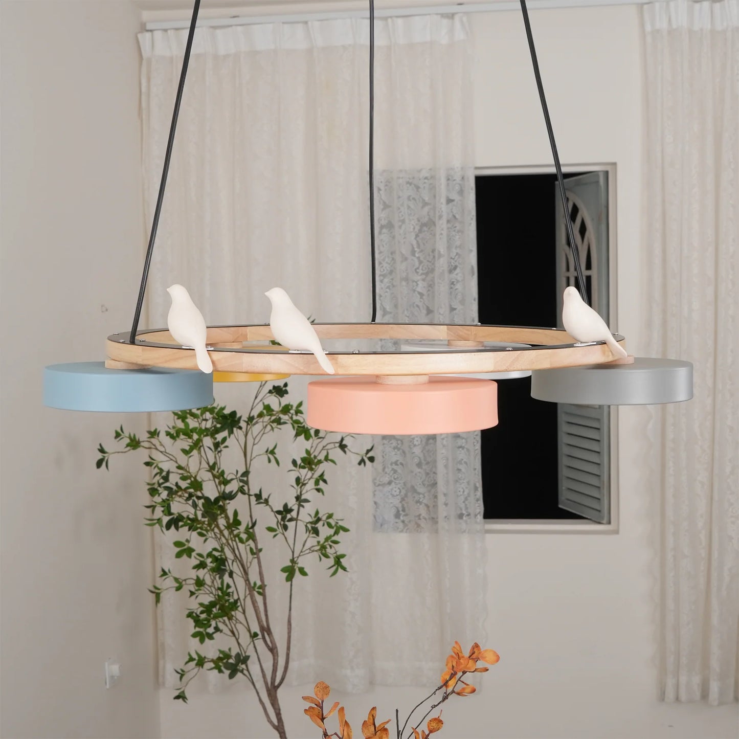 Chandelier Wood Frame in Modern Style | Sienaro