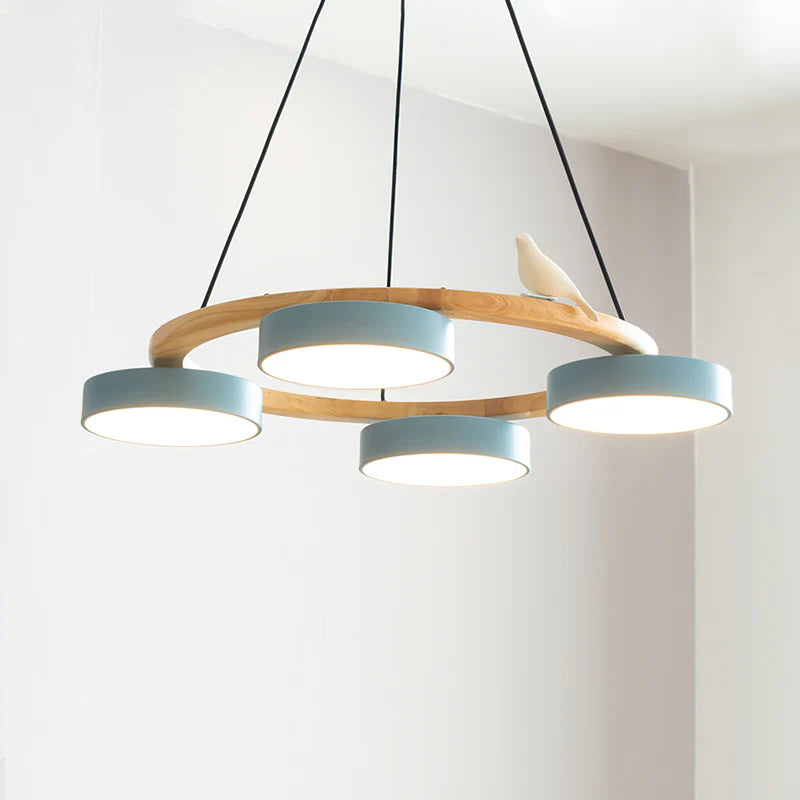 Chandelier Wood Frame in Modern Style | Sienaro