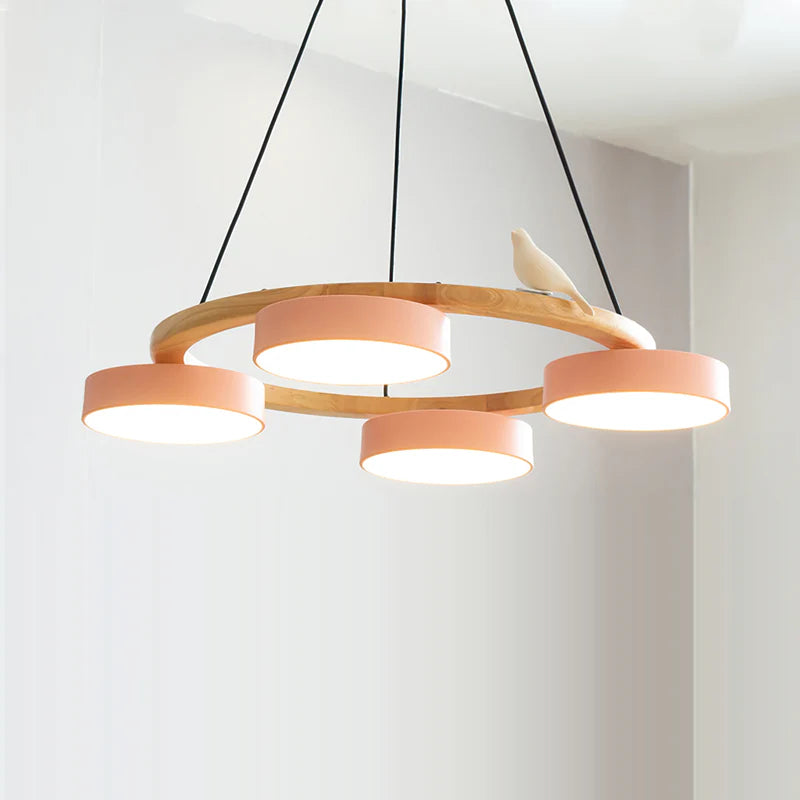 Chandelier Wood Frame in Modern Style | Sienaro
