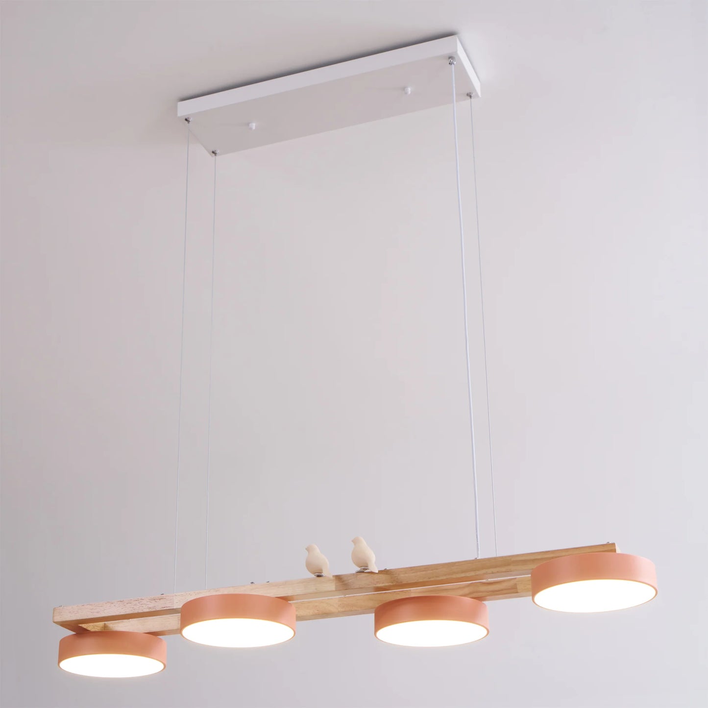 Chandelier Wooden Frame Modern Style | Sienlor