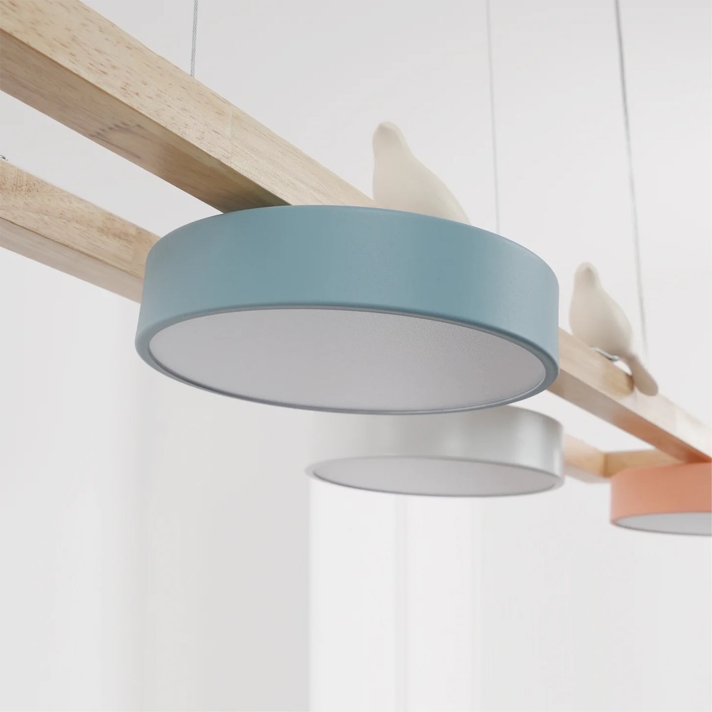 Chandelier Wooden Frame Modern Style | Sienlor