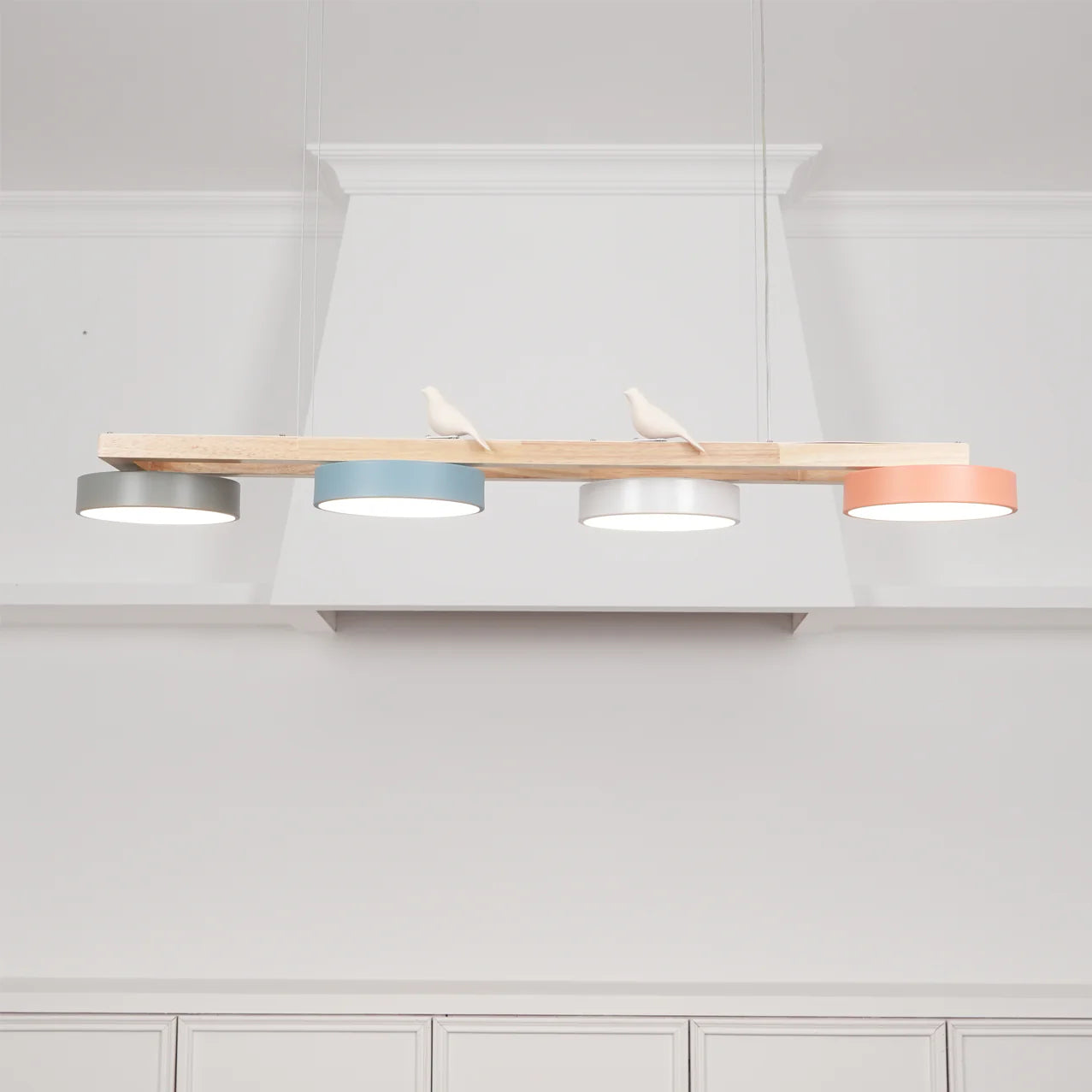 Chandelier Wooden Frame Modern Style | Sienlor