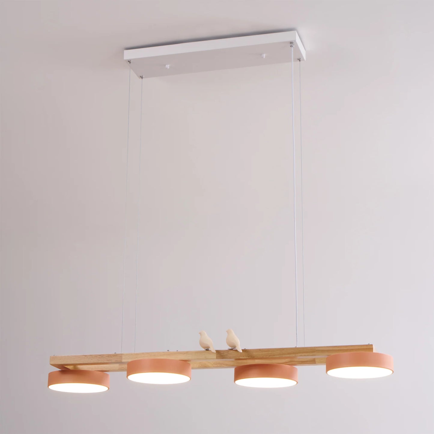 Chandelier Wooden Frame Modern Style | Sienlor
