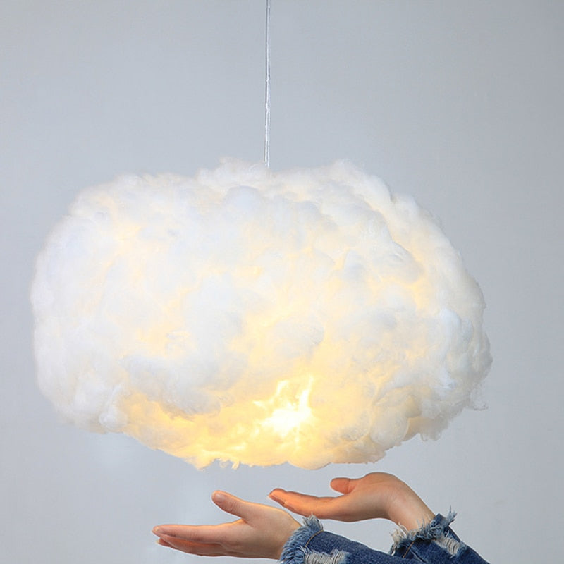 Cloud Ceiling Light with Soft Fabric Floating Design | Zareli